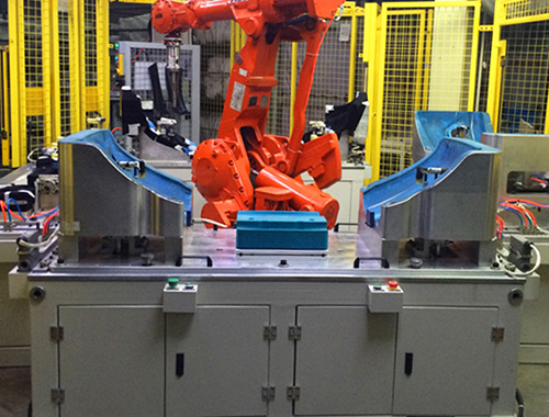 多工位机器人超声波焊接机